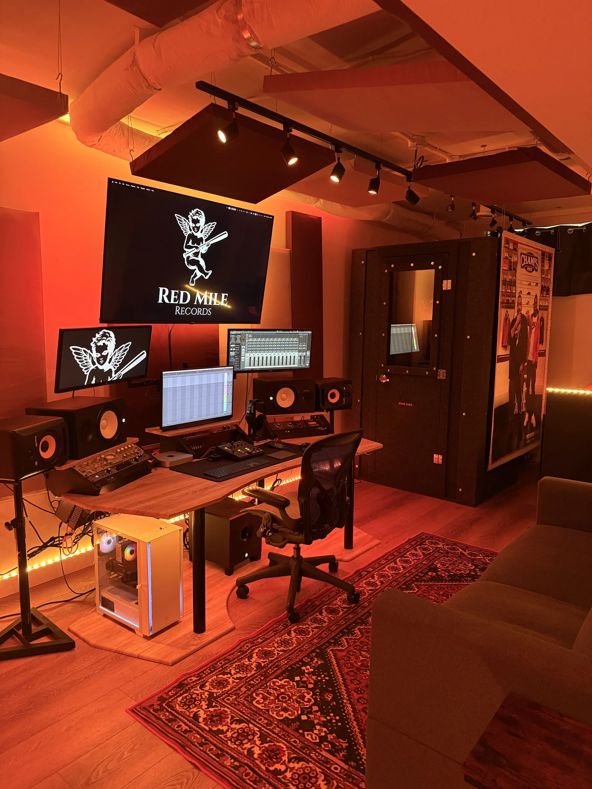 Red Mile Records studio setup Calgary Alberta